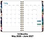 2026-2027 Excello Brands 8" x 5.5" Academic Weekly & Monthly Planner, Paperboard Cover, Small Navy Floral (FSHN-AY26-58-84)~#|#~0D6BB99C-98D9-4FE0-BB44FE47D9BF5224_sc7