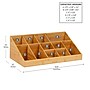 Mind Reader 11 Compartment Wood Coffee Organizer, Brown (COMORGBM-BRN)~#|#~0D6DDDD4-8567-41E0-82427C4AA4E64AE5_sc7