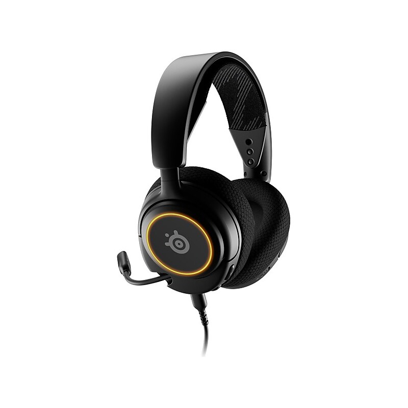 SteelSeries Arctis Nova 3 Stereo Gaming Over-the-Ear Headset, USB-C, Black (61631) image 1