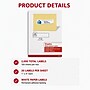 Staples Laser/Inkjet Address Labels, 1" x 4", White, Easy‑Peel, Jam‑Free, 20/Sheet, 2,000 Labels/Box~#|#~0D71BB9C-E411-4F34-A8A4DE1E194D464C_sc7