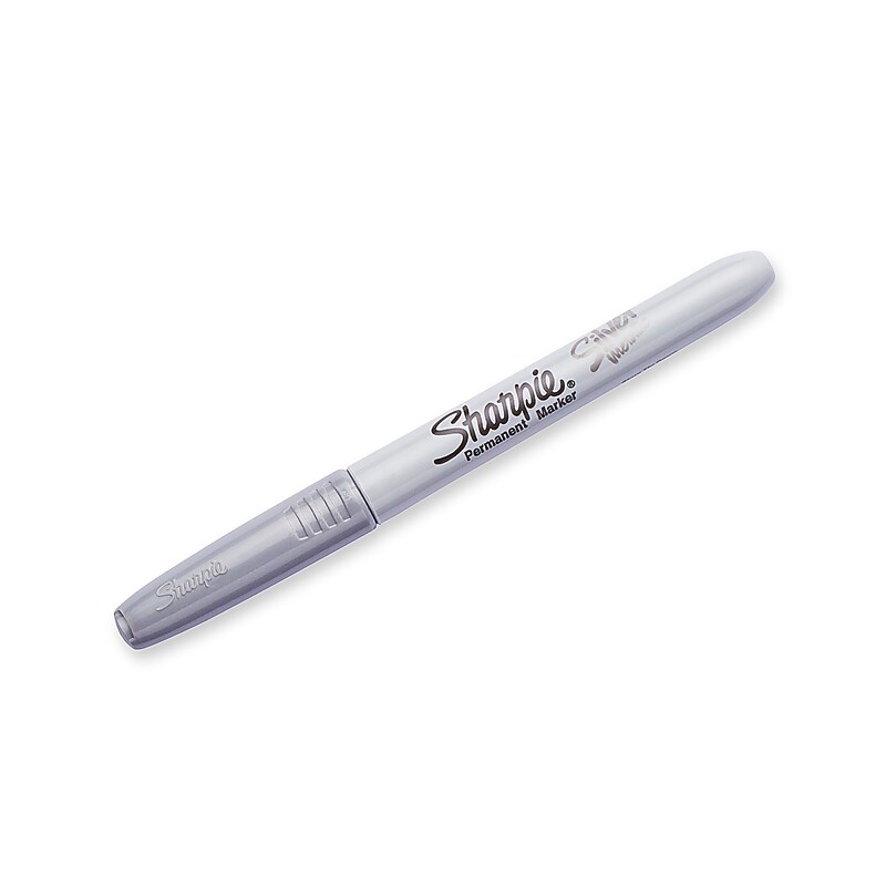 Sharpie Metallic Permanent Marker, Fine Tip, Silver (39013) image 1