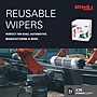 WypAll PowerClean X70 Fabric Cleaning Towels, 12, White, 12/Carton (4120050)~#|#~0D75E7D0-D465-46DC-B47AE728DCBEB551_sc7