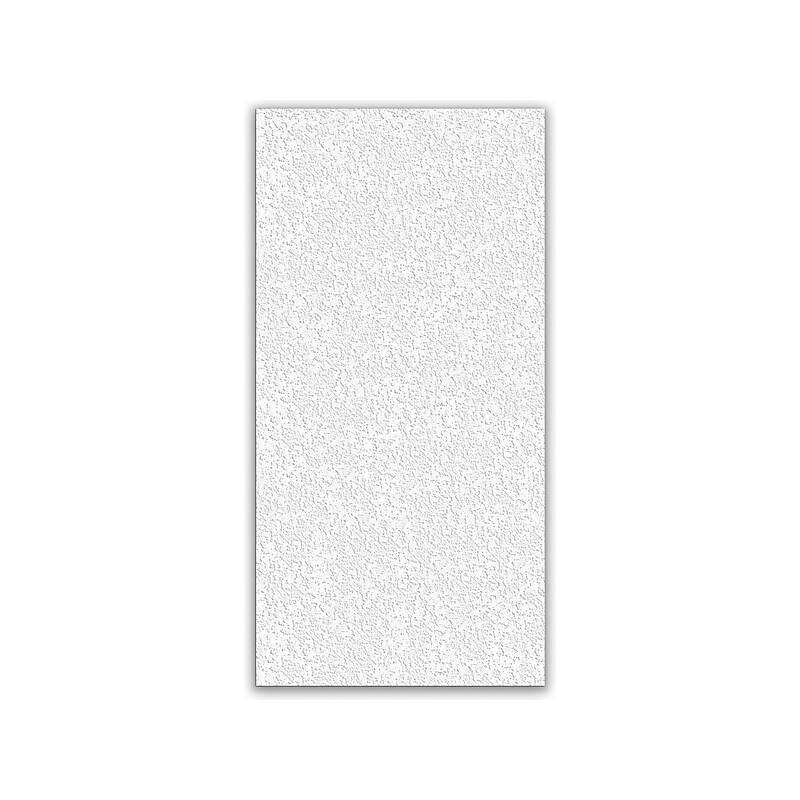 Armstrong RANDOM FISSURED Square Lay-In Edge Perforated Ceiling Tile, 24" x 48", White, 16/Carton (BP2910A) image 1