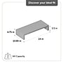 Anji Mountain Mango Wood Monitor Stand, Up to 32" Monitor, Natural (MS-FNG-MNG)~#|#~0D787EBA-6414-4847-A379140125E884D7_sc7