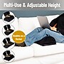 Mind Reader Adjustable Height Air-Cloud Memory Foam Footrest, Black (FTPLUSH-BLK)~#|#~0D78DF94-E605-4598-820804C354626E09_sc7