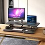 Mount-It! 38"W Electric Rectangular Adjustable Standing Desk Converter, Black (MI-8010)~#|#~0D7BE856-E975-4687-AA1201A348A4D74B_sc7