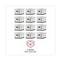 Universal Extra-Strength Storage Box, Letter/Legal Size, White, Stacking Strength 1,500 lbs., 12/Ct~#|#~0D83781E-309A-4315-BFA5F7BFFE58B9BC_sc7