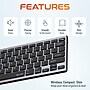 Delton N35 Portable/Travel/Small Wireless Keyboard and Mouse Combo, Silver (DKMKITMIN35-WB)~#|#~0D869C38-B012-4278-AA08EE48E8C3A242_sc7
