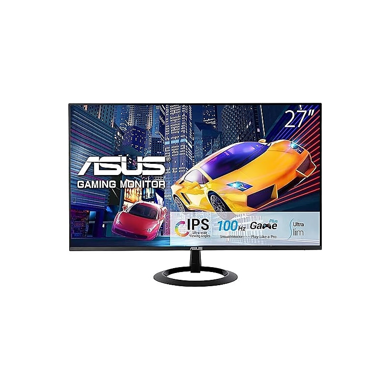 Asus VZ27EHF 27" 100Hz LCD Gaming Monitor, Black (90LM07B0-B014B0) image 1