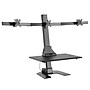 Mount-It! Electric Adjustable Triple Monitor Standing Desk Converter for 32" Monitors, Holds 13.2 lbs., Black(MI-7983)~#|#~0D8AACEC-2B47-4DE9-8EEECD71E0FB4983_sc7