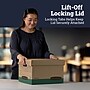 Bankers Box R-Kive Heavy-Duty Recycled File Storage Boxes, Lift-Off Lid, Letter/Legal Size, Brown, 12/Carton (12775)~#|#~0D8FA184-E57D-4DD3-B16691BFD5075A19_sc7