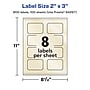 Avery Pearlized Ivory Decorative Edge Multipurpose Labels, 2" x 3", Ivory, 800/Box (94267)~#|#~0D931675-5885-4EA5-A2EC1CC548B966FD_sc7