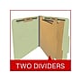 Medical Arts Press Pressboard Classification Folder, 2 Dividers, 2" Expansion, Letter Size, Peridot Green, 10/Box~#|#~0D94826B-5821-4978-B622F72F4EE30954_sc7
