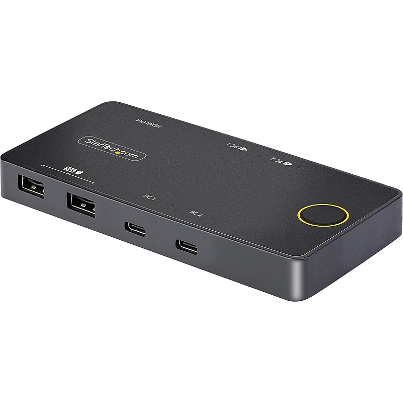 StarTech C2-H46-UC2-PD-KVM USB HDMI 2-Port KVM Switch image 1