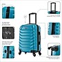 InUSA Endurance 20" Hardside Carry-On Suitcase, 4-Wheeled Spinner, TSA Checkpoint Friendly, Teal (IUEND00S-TEA)~#|#~0D9D8E03-A7AF-45F9-AB482FCA1A562645_sc7