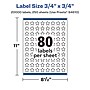 Avery Laser/Inkjet Star Multipurpose Labels, 0.75"  Dia, Matte White, 20000/Box (94610)~#|#~0D9D99DC-6D08-4C0A-BEFE26E623F21AF5_sc7