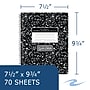 Roaring Spring Paper Products Signature 1-Subject Composition Notebooks, 7.5" x 9.75", College Ruled, 70 Sheets, Black (10111)~#|#~0D9FAD18-CA20-40DF-B59109DEBE854195_sc7