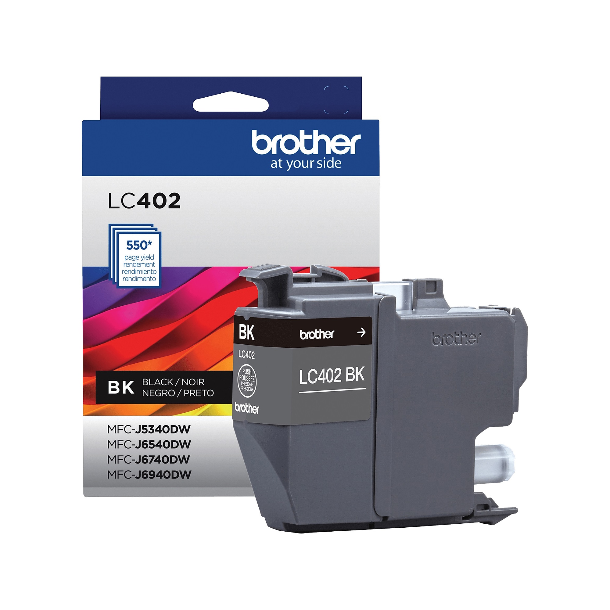 Brother LC402 Black Standard Yield Ink Cartridge, Prints Up to 550 Pages (LC402BKS) Sansujyuku sansujyuku.com