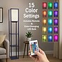 Simple Designs Etagere Organizer 62.5" Floor Lamp with Rectangular Shade, Navy Blue (LF1037-NAV-CCLB)~#|#~0DAA7D14-4A59-4C45-B26CFFF91A494CFE_sc7