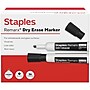 Staples Remarx Dry Erase Marker, Chisel Tip, Black, 36/Pack (ST62937)~#|#~0DAF7BBC-5378-4537-9EA2606AAAA1BDE4_sc7