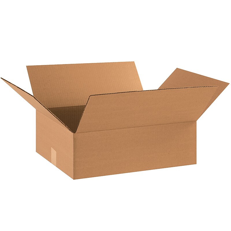 17" x 14" x 5" Shipping Boxes, 32 ECT, 25/Bundle (17145) image 1