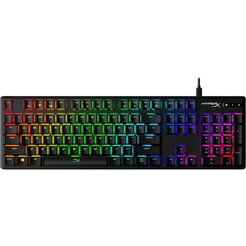 HyperX Alloy Origins Gaming Mechanical Keyboard, Black (4P4F6AA#ABA) image 1