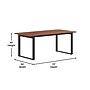 Flash Furniture Redmond 72"W x 36"D Conference Table, Laminate, Walnut (MTM7236WLTUBF)~#|#~0DBA7AEE-AE24-45F9-A8B807D01B37BFF9_sc7