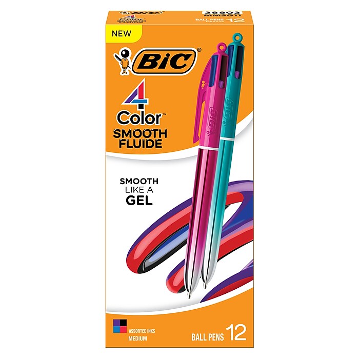 Teacher Supplies BICu00ae 4-Coloru2122 Original Retractable