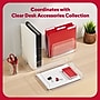TRU RED™ Stackable Plastic Pen Holder, Clear (TR62286)~#|#~0DBAB8A5-AAA8-46FB-810A31FAB70B5015_sc7