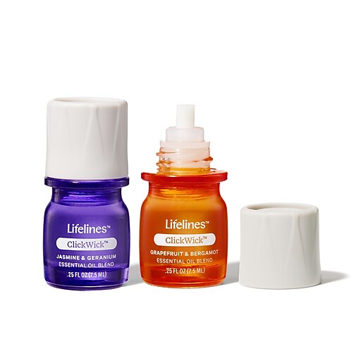 Lifelines ClickWick Fresh Citrus Essential Oil Refills, .25 oz., 2