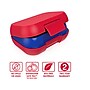 bentgo Kids Snack Container, Red/Royal, 12 oz. (BGKDSNK-R)~#|#~0DBCFA74-FF54-446C-8E748F7B1A1E7878_sc7