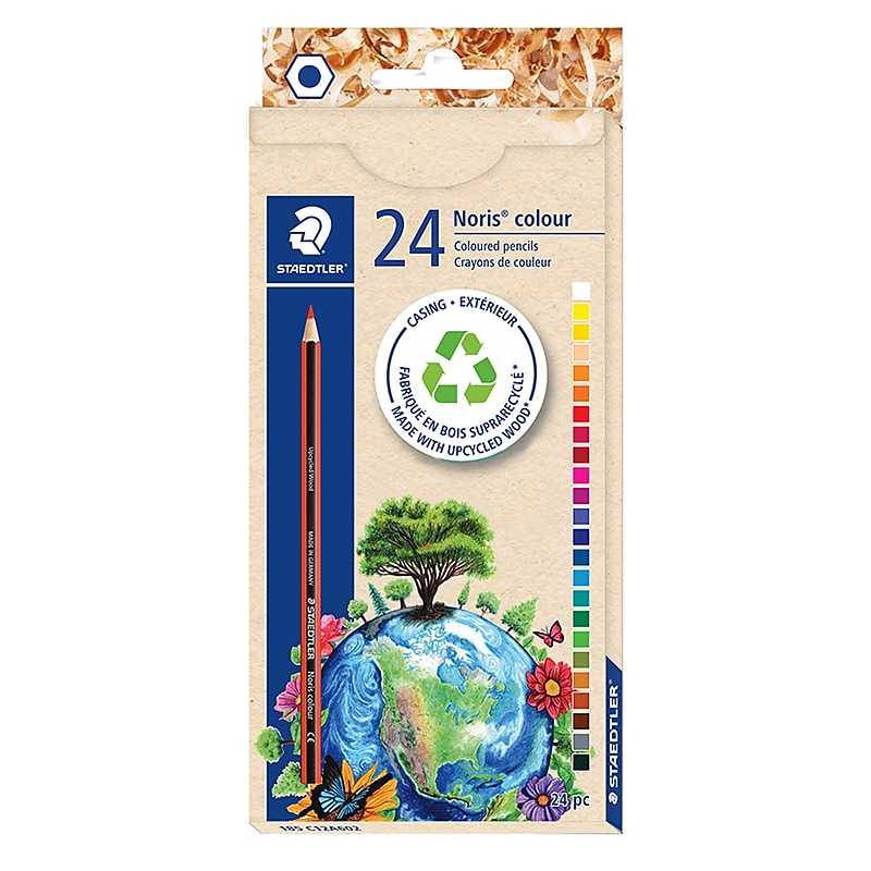STAEDTLER Noris Colored Pencil, 24/Pack (185 C24LU) image 1