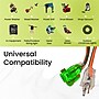 GoGreen Power 15' Indoor/Outdoor Extension Cord, 16 AWG, Orange (GG-13715)~#|#~0DC715FC-9790-4910-B6D8FDD587771F6F_sc7