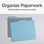 Pendaflex Blank Index File Guide, Letter, Blue, 100/Box (PN203)~#|#~0DCB68DF-1A94-42CA-BA500D2D7012AF99_sc7