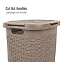 Mind Reader 15.85-Gallon Laundry Hamper with Lid, Plastic, Tan (60HAMP-BRNM)~#|#~0DCBC3D8-6C9A-4730-A44B28A9B1D43FA3_sc7
