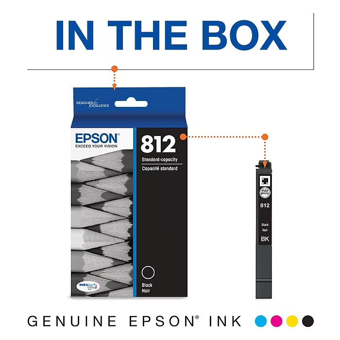 EPSON　インク　 SC1Y35 Epson 212XL Claria Black High Yield Ink Cartridge T212XL120 S