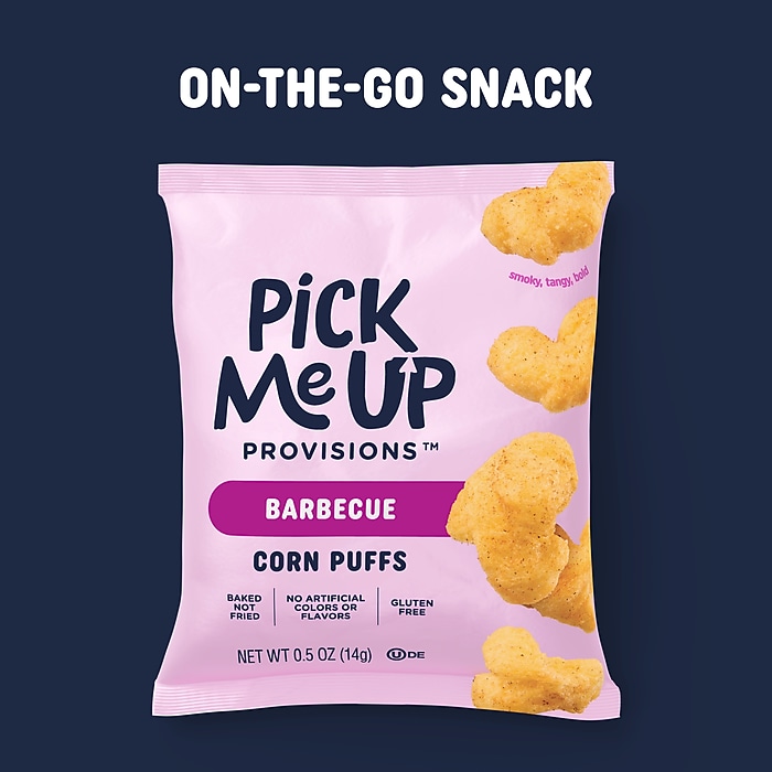 Pick Me Up Provisions™ Gluten Free Barbecue Corn Puffs, 0.5 oz
