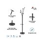 Alba Festival Coat Tree, Black, Steel/Plastic  (PMFEST N)~#|#~0DD43679-F99F-434D-A4A22102DA35FC65_sc7