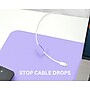 Function101 Desk Mat Pro + 2 Magnetic Cable Block Managers, 31" x 16", Purple (F101-DMPP2)~#|#~0DD58D50-5F3D-4CFE-902B215E19EBAD53_sc7
