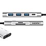 Turonic Connect Hub Pro USB-C 7-in-1 Universal Docking Station for Windows and macOS, Silver (BYL-2425)~#|#~0DD9551F-2CFC-4497-BC5A0EA89BC88259_sc7
