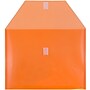 JAM Paper Premium Plastic Document File, Letter, Orange, 3/Pack (218V0ORX3)~#|#~0DDA4B17-2042-4404-9DDC7E65F78A3289_sc7