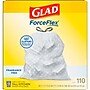 Glad ForceFlex 13 Gallon Drawstring Kitchen Trash Bag, Unscented, Gray, 110 Total Bags (22541)~#|#~0DE335D6-7AFA-4BED-A7FAACCC6D07A738_sc7