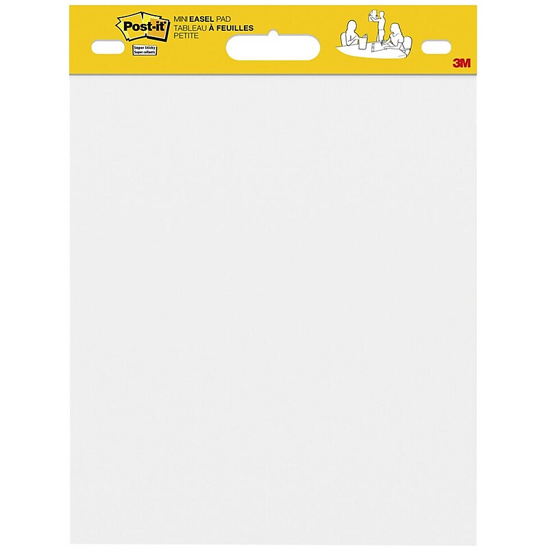 Post-it Super Sticky Easel Pad, 15" x 18", 20 Sheets/Pad (557SSX) image 1