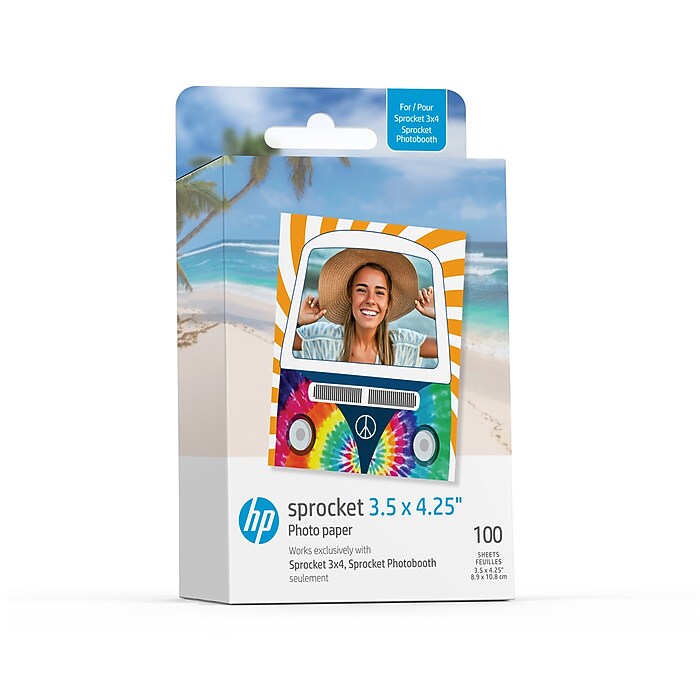 HP Sprocket 3.5 x 4.25