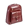 McKlein Madison Leather Laptop Backpack, Medium, Red (99556)~#|#~0DEE2A5C-8094-4424-81A0A626A48CF15A_sc7