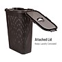 Mind Reader 10.57-Gallon Laundry Hamper with Lid, Plastic, Brown (40HAMP-BRN)~#|#~0DF662FC-B3A6-49D7-8151E30323D08AED_sc7