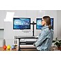 Rocelco 38"W Manual Adjustable Standing Desk Converter, Black (R DADRB)~#|#~0DF6FA81-B0C6-48DD-B844A1D41407B812_sc7