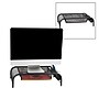 Mind Reader Monitor Stand, Holds Up to 33 lbs., Black, 2/Pack (2MESHMON-BLK)~#|#~0DF90D36-6751-4DB8-A70F1658DDC7DB9A_sc7