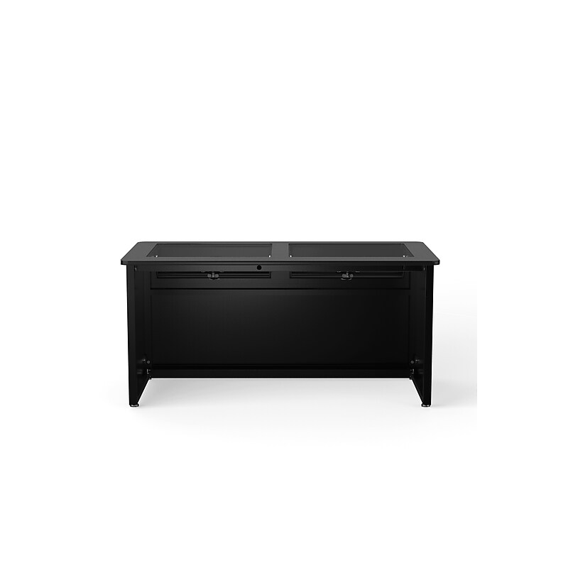 VersaDesk 60"W Downview Computer Desk, Black (DV6030-BB) image 1