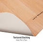 Mind Reader Hard Floor Chair Mat with Lip, 36" x 48'', Brown PVC (WDOFFCMAT-BRN)~#|#~0DFB0B9A-BB28-439B-BBF7CCE4C397D851_sc7